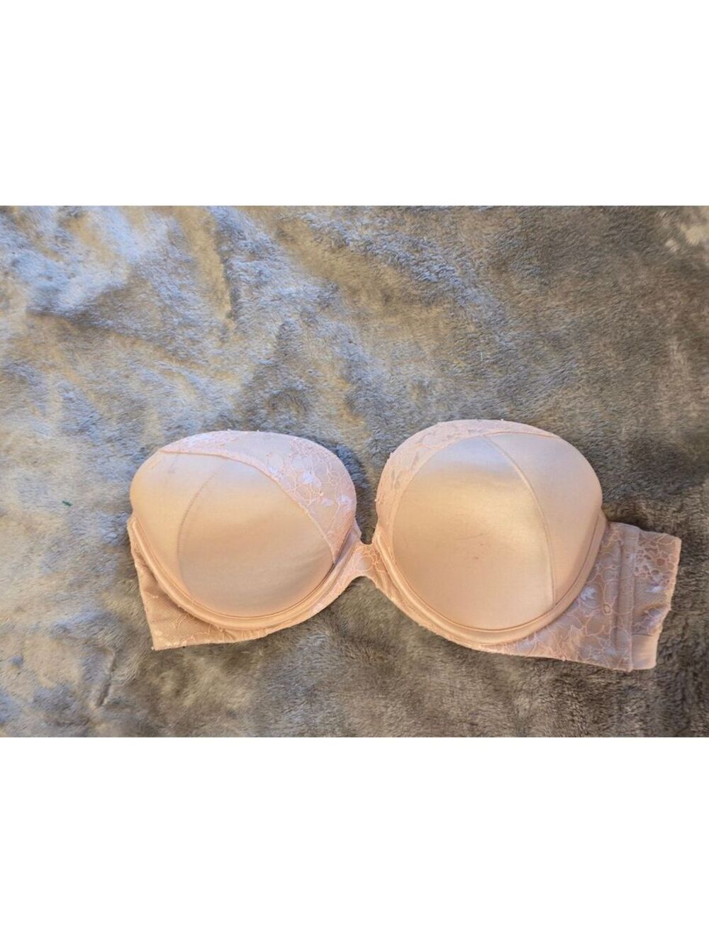 Victoria's Secret Strapless Nude Lace Bra